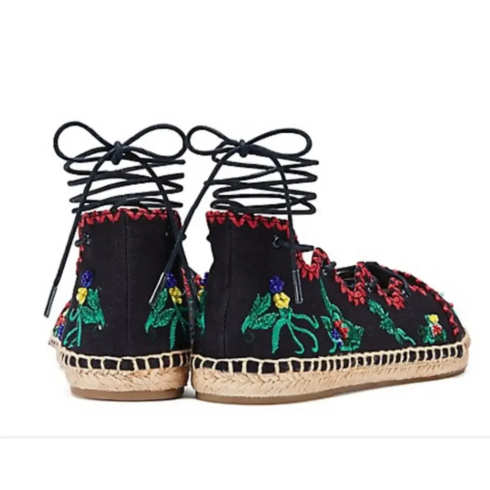 Tory Burch Sonoma Gillie Espadrille-Canvas